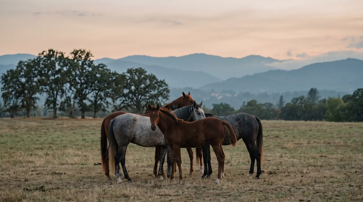 Chevaux en liberté, Poney Aventure, Drôme